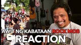 "Awit ng Kabataan" Rock Mob REACTION | Filipino, no English subtitles