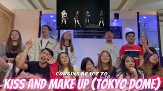 COUSINS REACT TO BLACKPINK - KISS AND MAKE UP (DVD TOKYO DOME 2020)