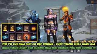 Free Fire|Thẻ vô cực mùa mới có giảm giá không? Test vòng quay kim cương mùa mới không tốn kim cương