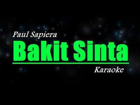 Bakit Sinta - Paul Sapiera (Karaoke Version)