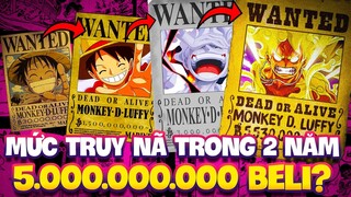 TĂNG MỨC TRUY NÃ MỘT CÁCH ĐIÊN RỒ?! | NHỮNG KẺ CÓ MỨC TRUY NÃ TĂNG NHANH NHẤT ONE PIECE