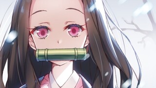 [Melukis]Gambar tangan Kamado Nezuko|<Demon Slayer>