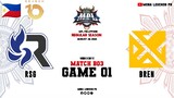 RSG  vs Bren Esports Game 01 | MPL PH S10 Day 3 Week 2