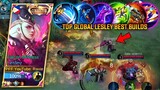 NEVER SPAM RECALL IN FRONT OF LESLEY | GLOBAL LESLEY RANK GAMEPLAY WITH BEST BUILDS & EMBLEMS - MLBB
