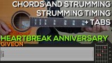 Giveon - Heartbreak Anniversary Guitar Tutorial [CHORDS AND STRUMMING + TABS]