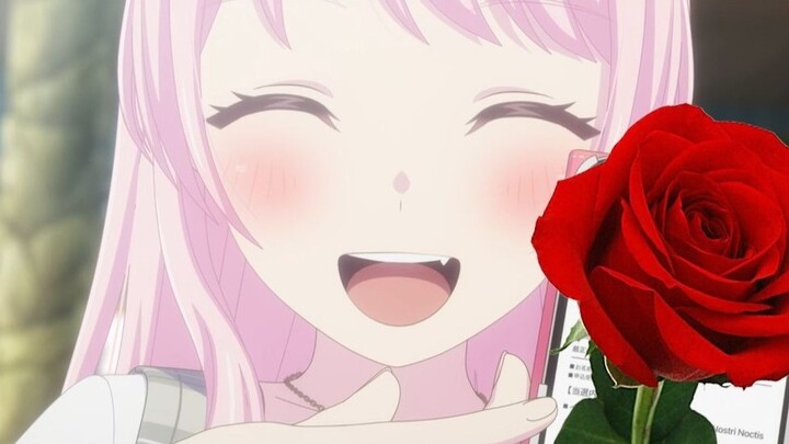 Aine: I want to pick a flower and give it to Soyorin~