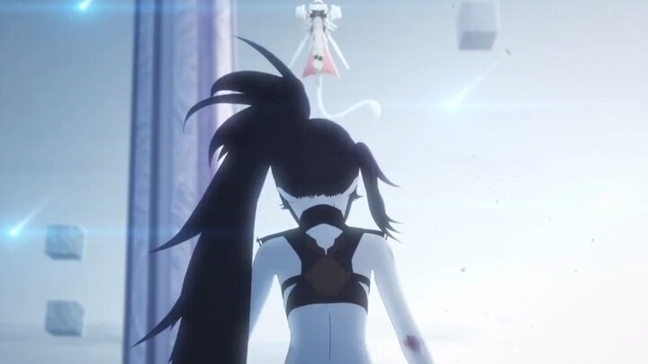 I didn't expect that the black rock shooter could transform into a monster form, this setting is ama