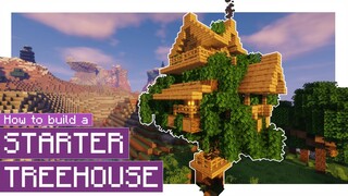 Minecraft: How to Build a Starter Treehouse! (1.14)