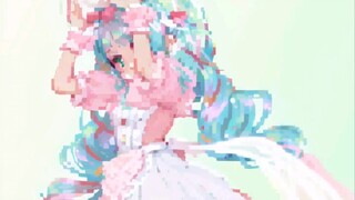 Goyang Piksel Permen Hatsune Miku