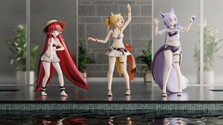 [Arknights] Sora x Vigna x Provence mặc áo tắm nhảy "Everyday"