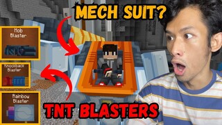 MAY MGA TNT BLASTERS SA MINECRAFT PE!!