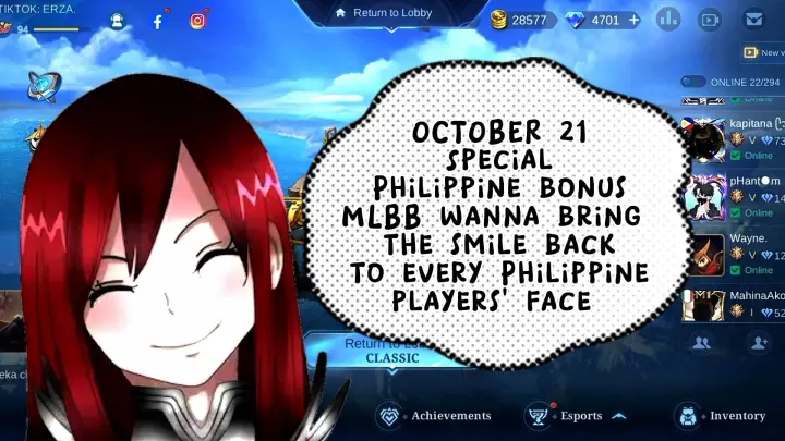 Ongoing and Upcoming Event in MLBB