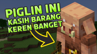 Minecraft tapi Piglin TRADE OP LOOT!!