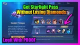 Get Starlight Pass Without Losing Diamonds