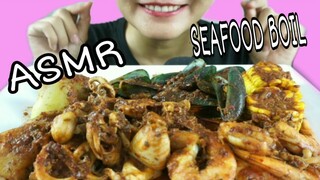 ASMR SPICY SEAFOOD BOIL / ซีฟู๊ด รวม สูตรกุ้งถัง เผ็ดแซ่บ No Talking