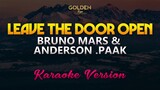 Leave the Door Open - Bruno Mars (Karaoke/Instrumental)