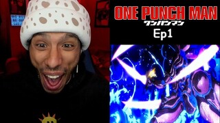 One Punch Man Episode 1 Reaction | Watching An Overwhelming Show Is Boring As Hell |