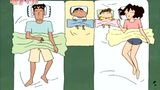 [Crayon Shin-chan] Nohara Family's Troubled By Mosquitoes When Sleep