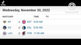 NBA Picks | November 30, 2022 | Philippine Time | Pinoy Sports Picks