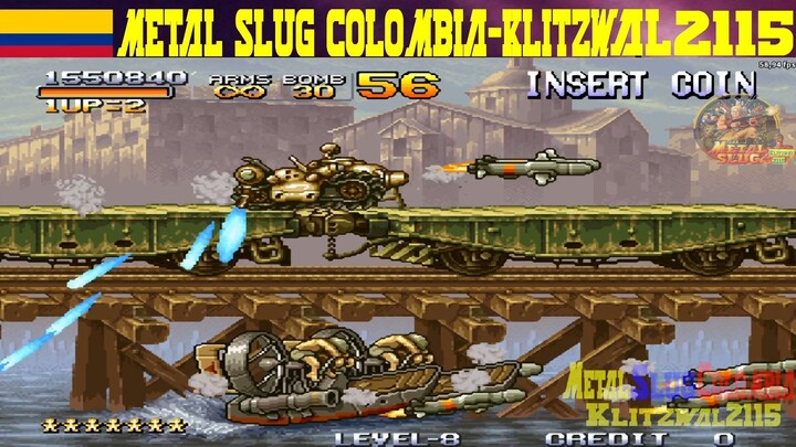 Metal Slug X (Multivehicle Rom Hack) Eri Kasamoto No Death Level 8 Klitzwal2115(Metal Slug Colombia)