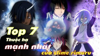 Top 7 Thuộc Hạ Mạnh Nhất Dưới Trướng Slime Rimuru | Slime Datta Ken