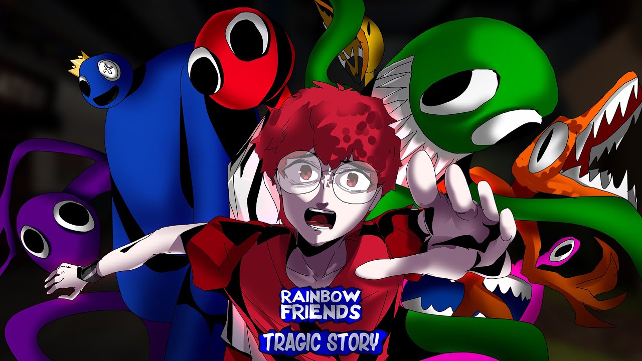 The SAD Story of BLUE! Rainbow Friends Roblox Animation 