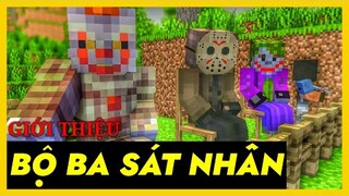 [ Lớp Học Quái Vật ] BỘ BA SÁT NHÂN ( Giới Thiệu ) | Minecraft Animation