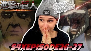 THANK YOU | Attack On Titan Shingeki: No Kyojin Season 4 Episode 26-27 | REACTION