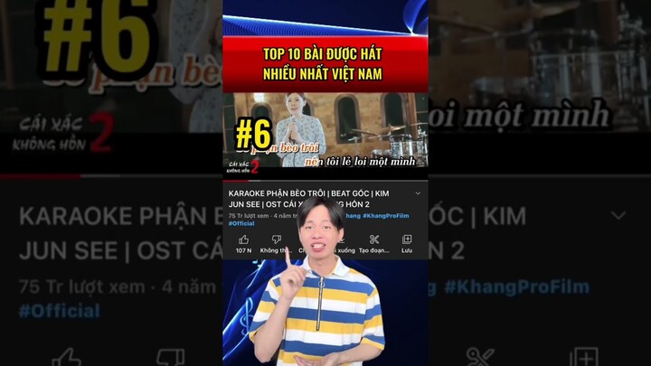 Top 10 bài hát được hát nhiều nhất Việt Nam