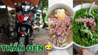 Bạn thuộc team có hành hay không hành. Khi đèn xe quá tối - Top comment hài FB.