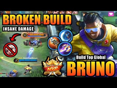 BRUNO BEST BUILD 2024 | TOP GLOBAL BRUNO BUILD | BRUNO GAMEPLAY | MOBILE LEGENDS