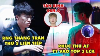 TIN GIẢI 258: T1 HẠ AF, FAKER ĐẠT CỘT MỐC MỚI TẠI LCK | RNG THẮNG TRẬN THỨ 5 | GEN THUA SỐC LSB