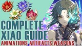 DPS XIAO: Complete Xiao Guide Artifacts Weapons Team Showcase Animation Cancel // Genshin Impact