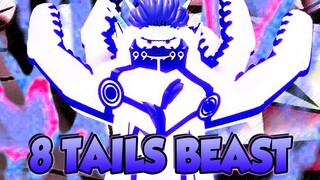 [CODE!] 8 TAILS BEAST GYUKI CHAKRA MODE FULL TIER SHOWCASE | SHINOBI LIFE 2 | ROBLOX