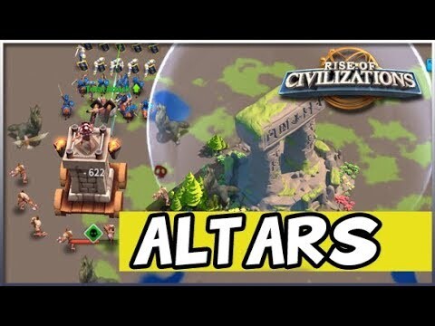 HOW IMPORTANT ARE THE ALTARS - XP, BUFFS, GUARDIANS & BONUS | Rise of Civilizations #65