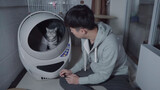 Máy dọn vệ sinh tự động cho mèo 5000 tệ, thật là tiện lợi