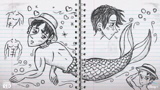 Disney and Pixar's Turning Red | Mei's Notebook Drawings | Disney+