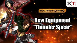 AOT2: Final Battle - New Equipment: Thunder Spear