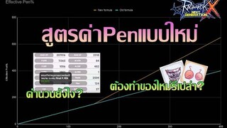 สูตรค่าPenแบบใหม่ จะทำของยังไงดี | ROX | Ragnarok X Next Generation
