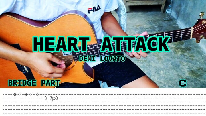 Heart Attack - Demi Lovato - Fingerstyle guitar (Tabs) chords