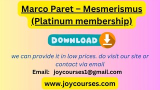 Marco Paret – Mesmerismus (Platinum membership)