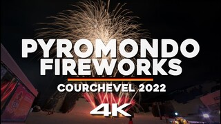 4K | PyroMondo Fireworks - Festival International d'Art Pyrotechnique Courchevel 2022 - Germany