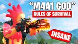 ROS M4A1 GOD (Rules of Survival Highlights)