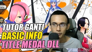 TIPS GANTI TITLE MEDAL BASIC INFO & LEVEL AGAR PP KEREN | ONE PIECE BOUNTY RUSH