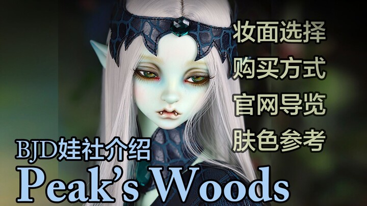 【BJD】|娃社介绍|良心娃社PeaksWoods，绝无照骗！爆肝整理在线安利！