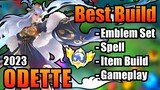 ODETTE BEST BUILD 2023 | TOP 1 GLOBAL ODETTE BUILD | ODETTE - MOBILE LEGENDS | MLBB