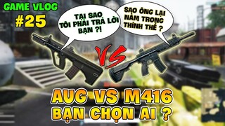 GVlog 25 | AUG vs M416 ĐÂU LÀ KHẨU SÚNG AR TỐT NHẤT DÒNG ĐẠN 5.56 TRONG PUBG ?