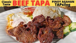 BEEF TAPA |  All Time FAVORITE BREAKFAST |TAPSILOG