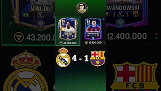 REAL MADRID VS BARCELONA IN FC MOBILE 24 #fcmobile #fifa  #football #fc24 #fcmobile24 #fifa