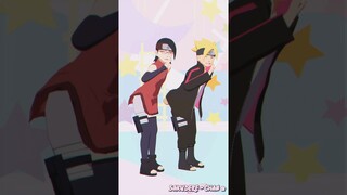 'Sign wa B / サインはB' Sarada Uchiha & Boruto Uzumaki.【 MMDボルト!- BORUTO 】#mmd #boruto #shorts